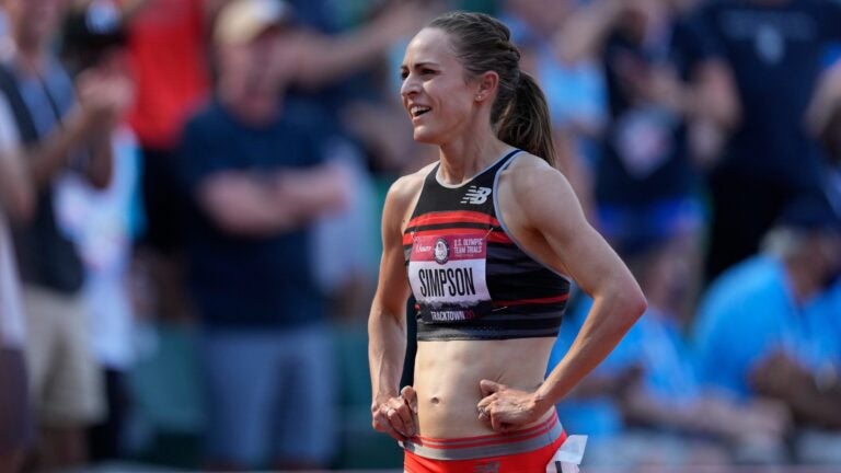 Jenny Simpson collapses after medical episode at event Jenny Simpson collapses after medical episode at event