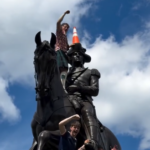 World Cup Watch: Julian Edelman helps Scotland fans place traffic cone atop Washington statue in Boston 2 min read