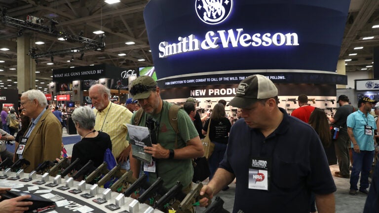 Smith & Wesson reports surge in firearms sales Smith & Wesson reports surge in firearms sales