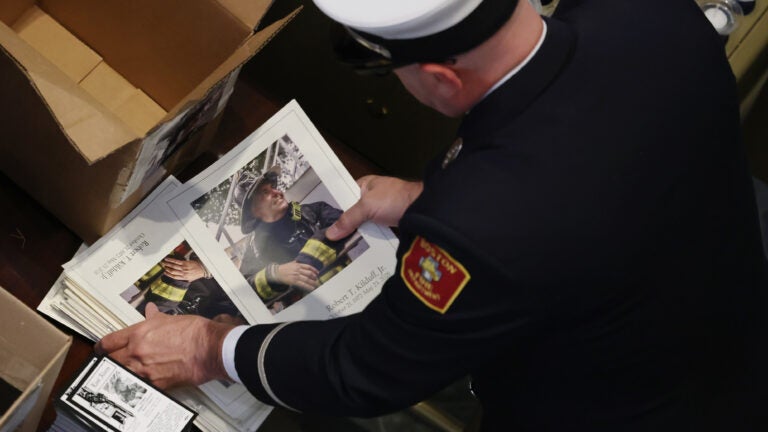 Livestream: Boston firefighter Robert Kilduff Jr. honored at funeral services today
