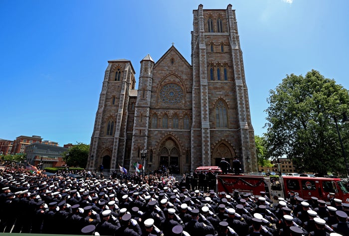 The funeral of Boston firefighter Robert Kilduff Jr., in photos