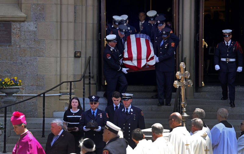 The funeral of Boston firefighter Robert Kilduff Jr., in photos