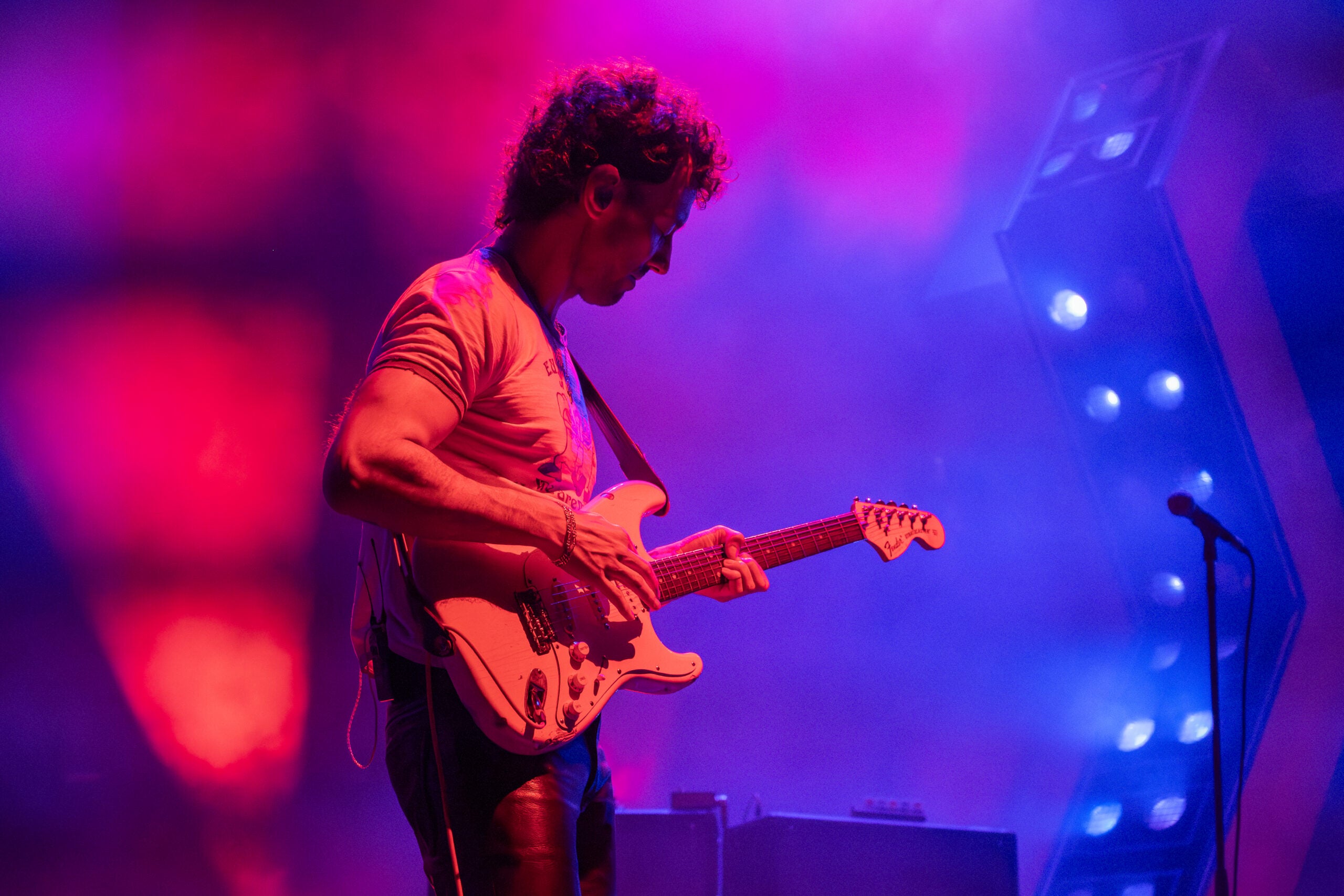 Strokes guitarist Albert Hammond Jr. performs during a June 23 show at TD Garden.