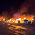 Templeton 60 cars burn in fire at Mass. auto auction site July 2, 2026 | 6:30 pm