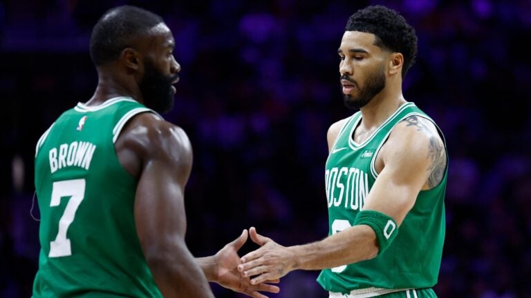Celtics’ Jayson Tatum bids farewell to Jaylen Brown Celtics’ Jayson Tatum bids farewell to Jaylen Brown
