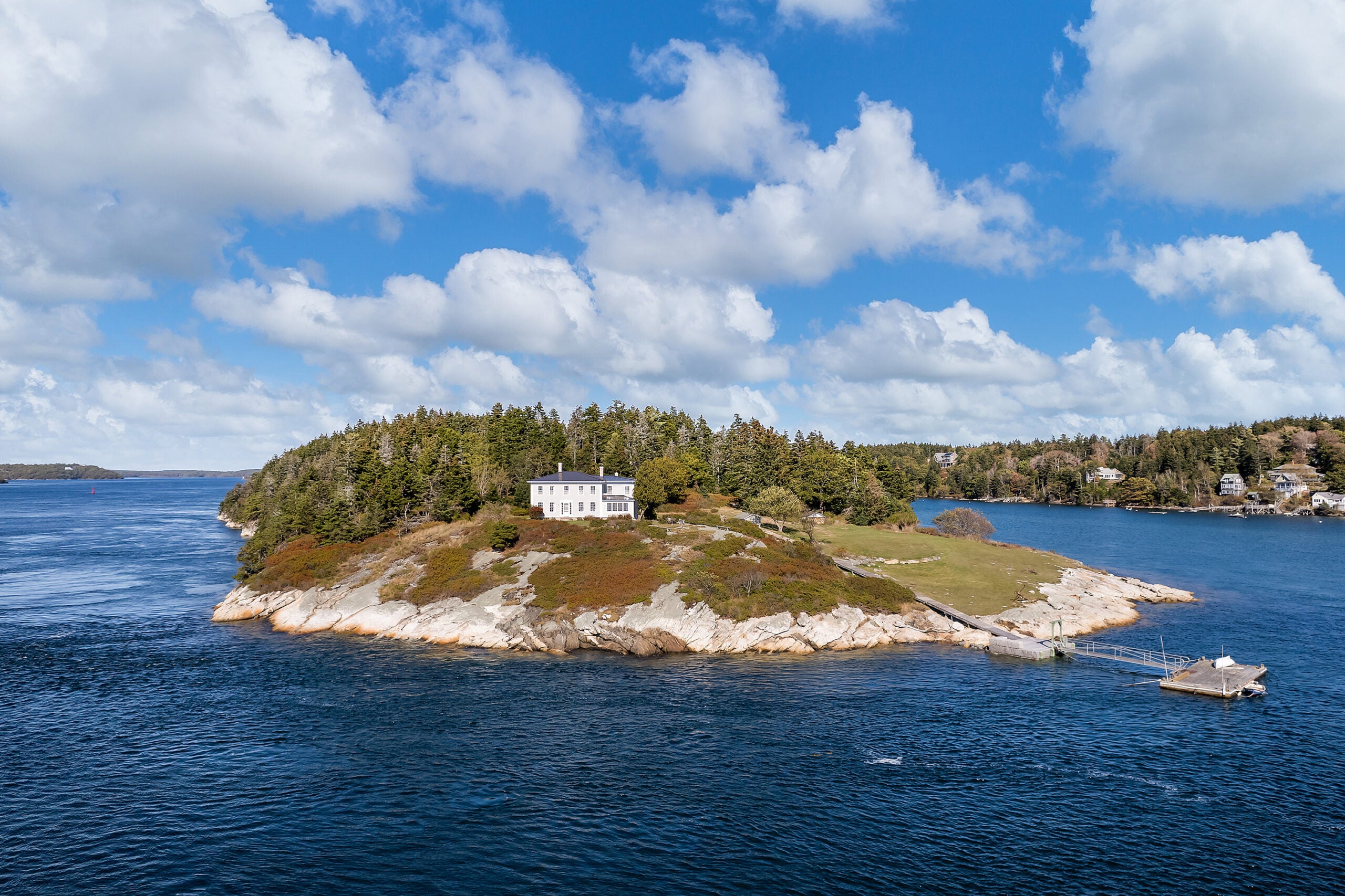 boston.com - Regina Cole - Historic island house on 25 acres in Maine hits market