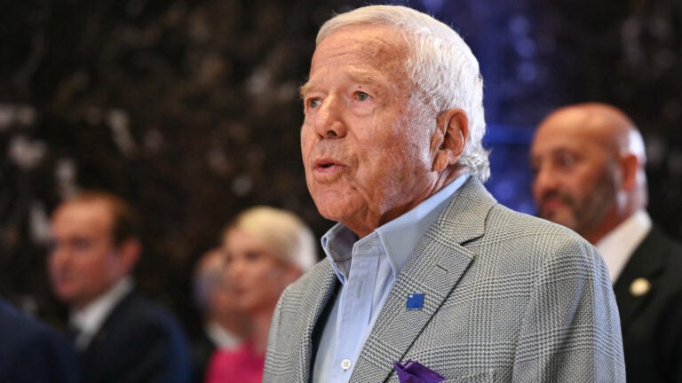 Robert Kraft was treated to an awkward Trump reference about the New England Revolution Robert Kraft was treated to an awkward Trump reference about the New England Revolution