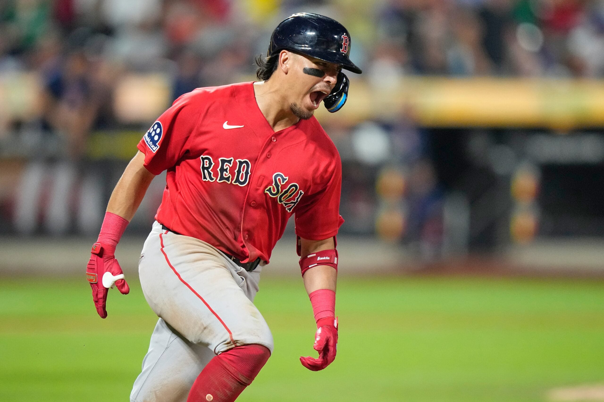 boston.com - Kaley Brown - Red Sox win 7th straight game just hours after landing in New York
