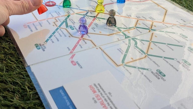 This new board game turns the MBTA experience into a game