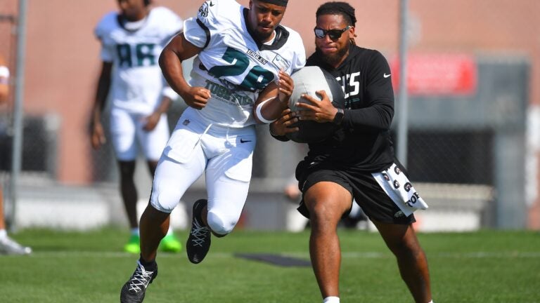 After 2 days in Foxborough, Saquon Barkley says he ‘hates’ joint practice, thinks Patriots have a chance to go ‘very far’ After 2 days in Foxborough, Saquon Barkley says he ‘hates’ joint practice, thinks Patriots have a chance to go ‘very far’