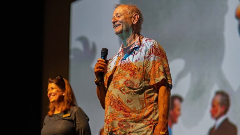 Bill Murray surprises fans at Bill Murray movie marathon in New Bedford Bill Murray surprises fans at Bill Murray movie marathon in New Bedford