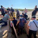 Local News Rescuers raced to save teen trapped in sinking sand at Sandwich beach 1 min read
