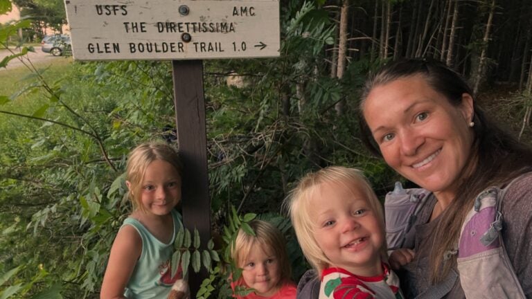 This mom didn’t just hike all 48 of N.H.’s 4,000-foot peaks. She did it along with her three young kids. This mom didn’t just hike all 48 of N.H.’s 4,000-foot peaks. She did it along with her three young kids.