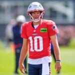 Drake Maye Patriots training camp