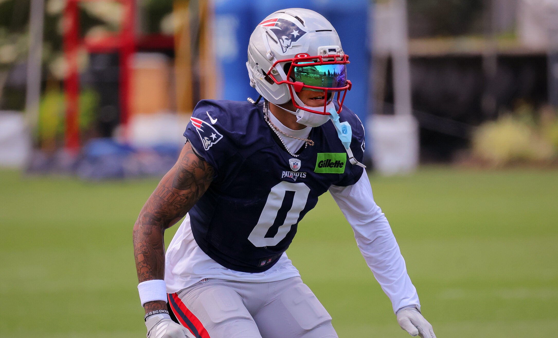 boston.com - Colin McCarthy - A.J. Brown and Christian Gonzalez continue sharpening each other's games at Patriots training camp