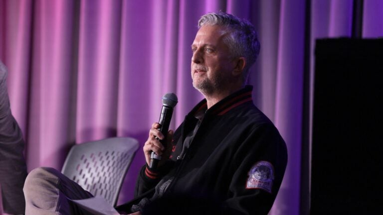 LOS ANGELES, CALIFORNIA - NOVEMBER 21: Bill Simmons speaks onstage at Reel To Reel: Yacht Rock: A Dockumentary at GRAMMY Museum L.A. Live on November 21, 2024 in Los Angeles, California.