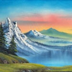 Bob Ross 3 Bob Ross paintings spent decades in storage. Now they’re in Boston.