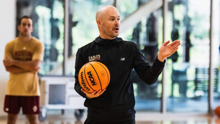 Luke Murray and his ‘infinite ideas’ are targeting an NCAA bid, this year, for Boston College men’s basketball Luke Murray and his ‘infinite ideas’ are targeting an NCAA bid, this year, for Boston College men’s basketball