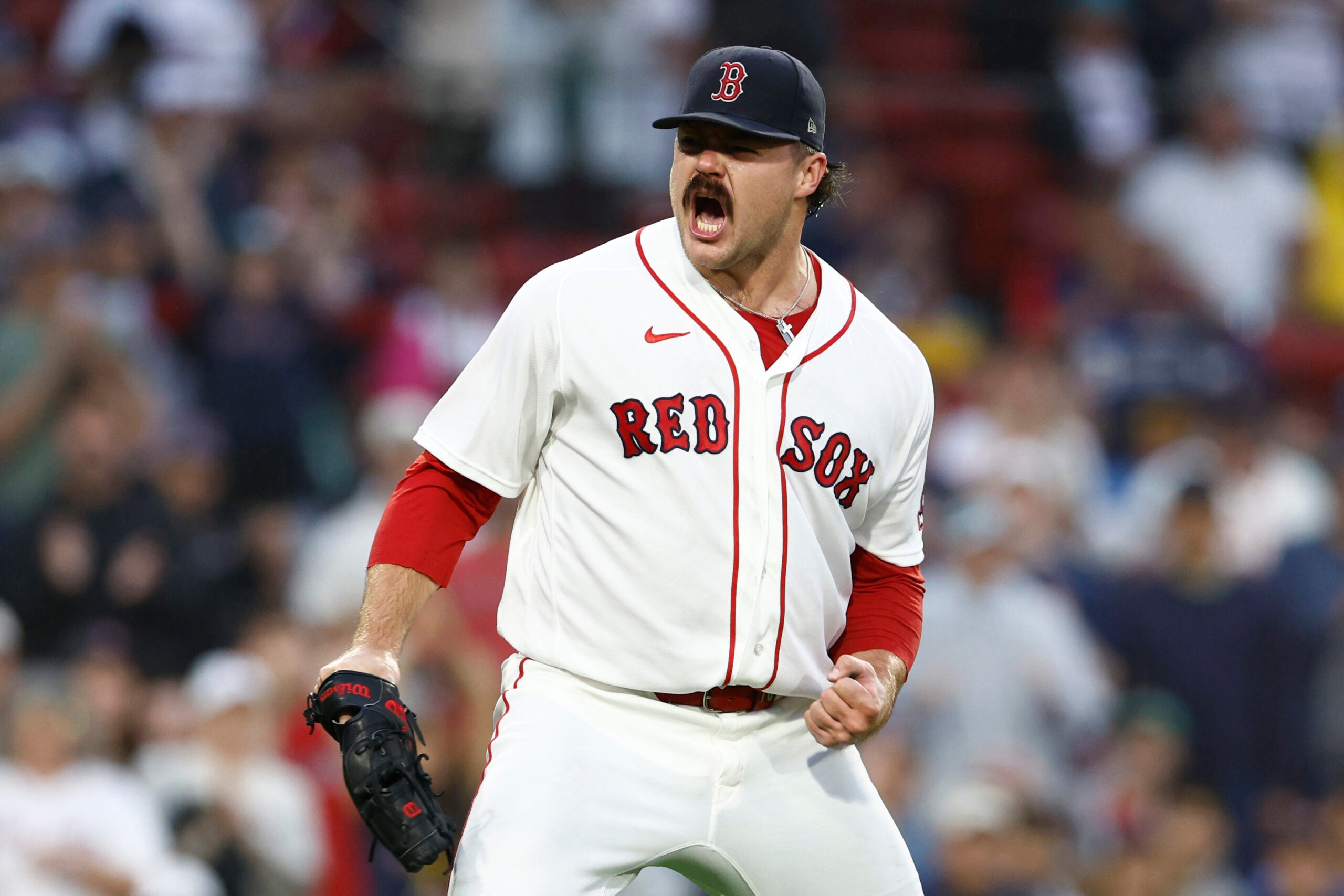boston.com - Conor Ryan - Watch: Red Sox' Payton Tolle pitches immaculate inning to open game at Fenway
