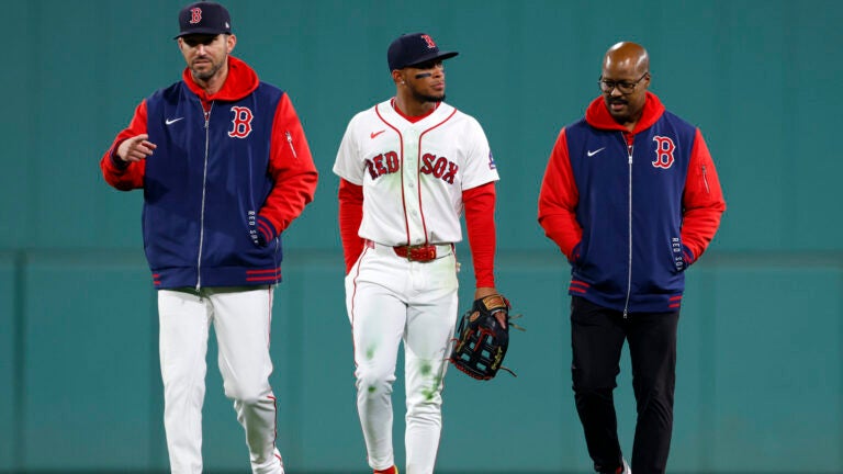 Ceddanne Rafaela returns from injury, but leaves after 2 innings with hamstring tightness