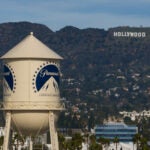 The Paramount Pictures water tower.