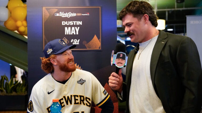 Payton Tolle stays busy as MLB correspondent during World Series Payton Tolle stays busy as MLB correspondent during World Series