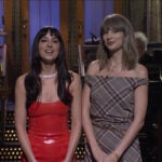 SNL recap: Host Dakota Johnson with Taylor Swift on the October 3, 2026 episode of "Saturday Night Live."